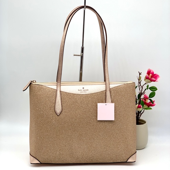 kate spade Handbags - Kate Spade Shimmy Glitter Tote